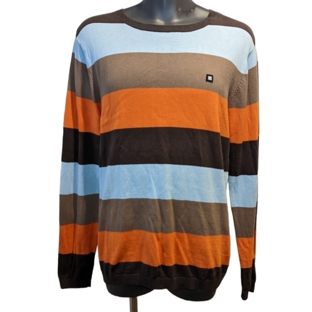 Dc Shoes striped sweater XL